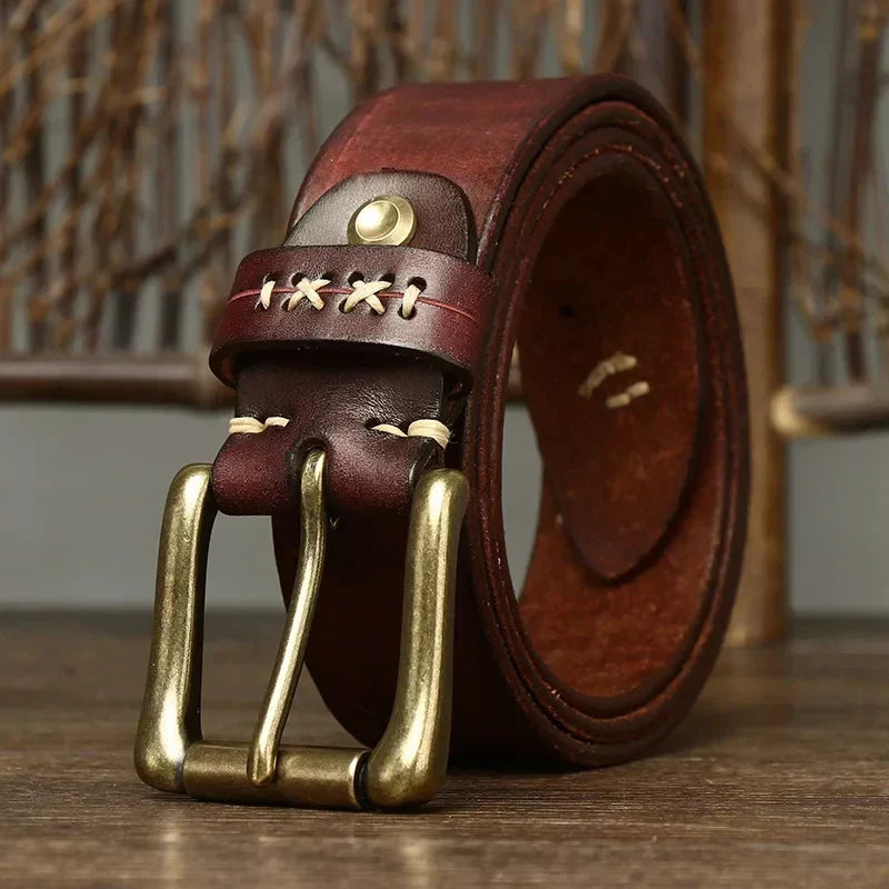 EVEREST FULL-GRAIN LEATHER BELT