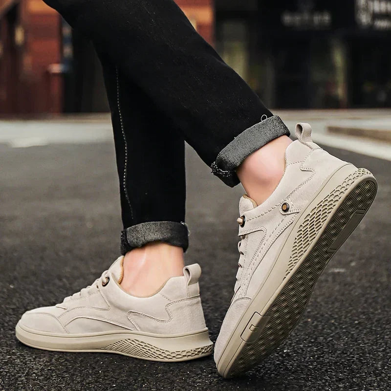 Valentio Genuine Suede Leather Sneaker