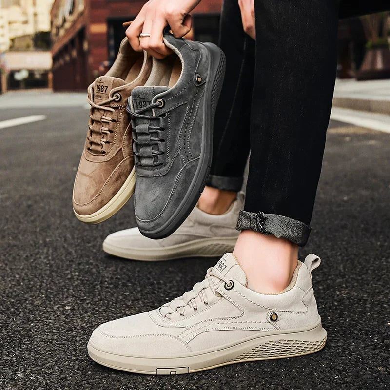 Valentio Genuine Suede Leather Sneaker