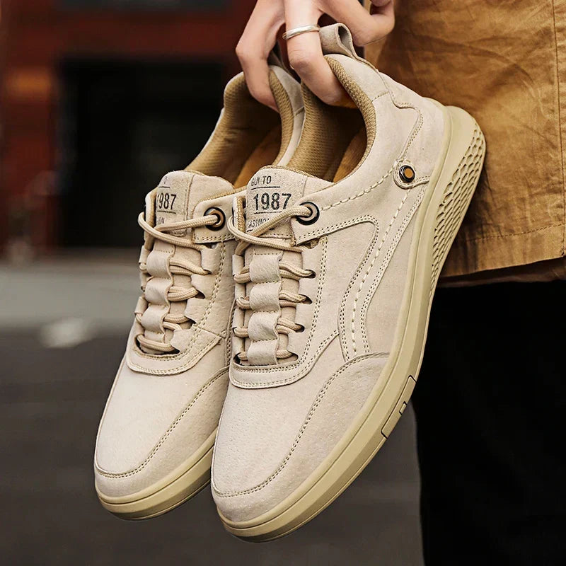 Valentio Genuine Suede Leather Sneaker