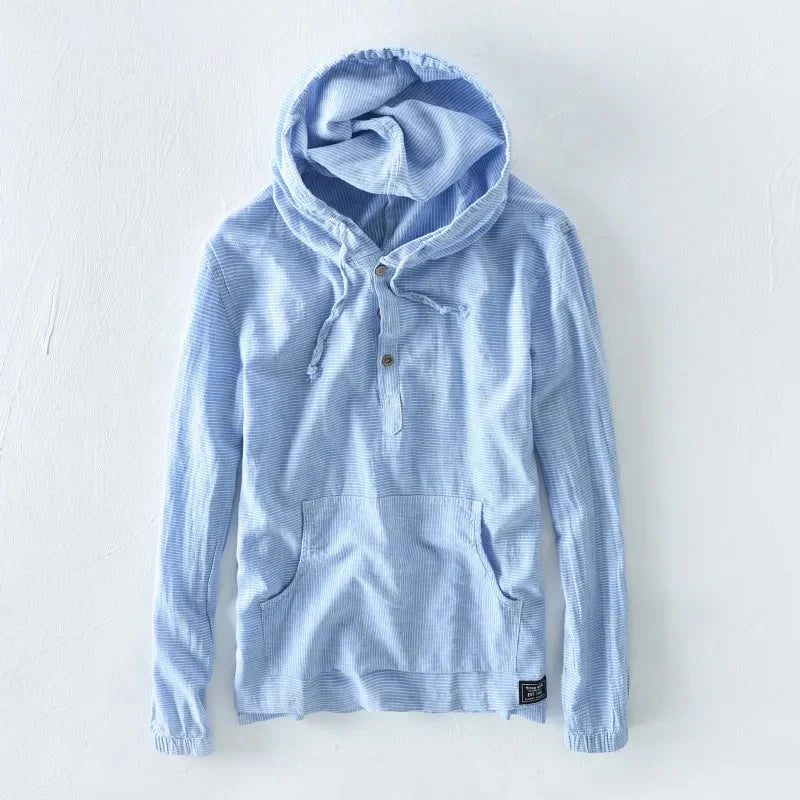 CASA LINEN HOODIE