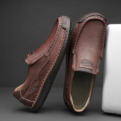 Romano Genuine Leather Slip-On Shoe