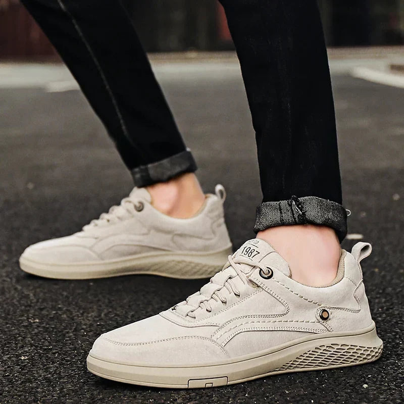 Valentio Genuine Suede Leather Sneaker