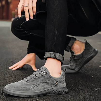 Valentio Genuine Suede Leather Sneaker