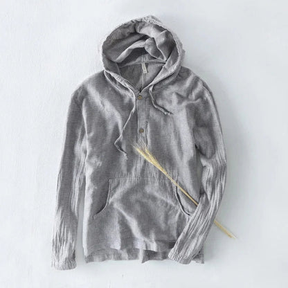 CASA LINEN HOODIE